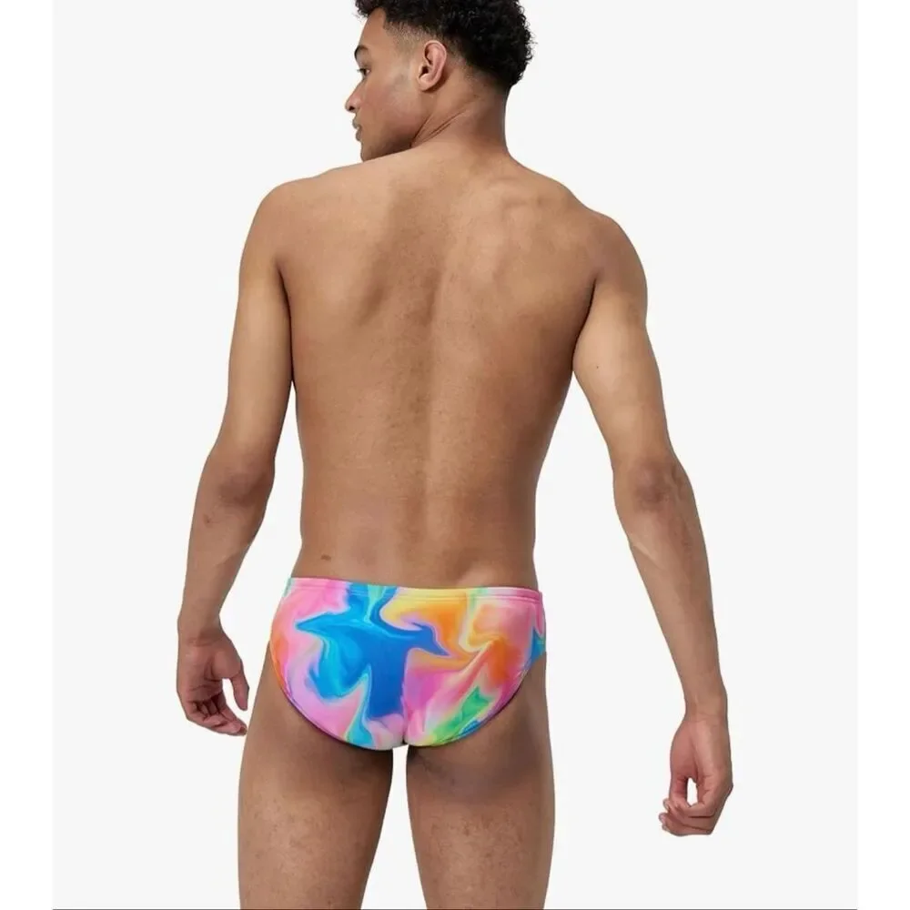 Speedo Pride Swimsuit Brief Endurance+ The One Competitive Hula Blend Size 32